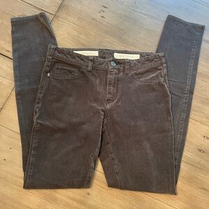 𝅺ANTHROPOLOGIE Pilcro and The Letterpress Serif Corduroy Skinny Jeans